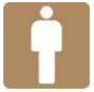 Hombre 90x90mm
