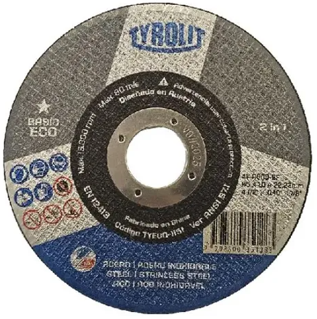 DISCO DE CORTE BASIC ECONOMICO 115 x 1,6 