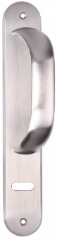 MANIJON SANATORIO Con ch. 1/2p. bombÇ 250x50mm INOX
