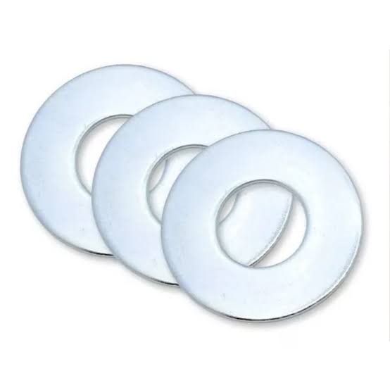 5/32 (x KLG) ARANDELAS PLANAS ZINCADAS BLANCAS 