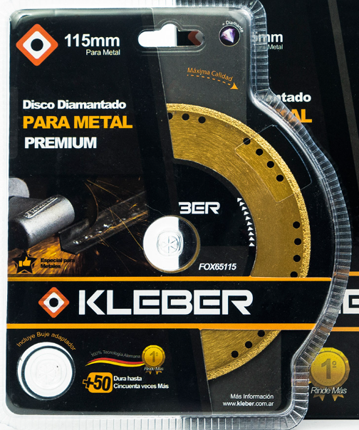 DISCO DIAMANTADO PARA METALES 115 MM KLEBER