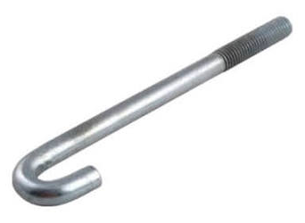 50 MM GANCHOS TIPO J PARA TECHOS ZINC. SOLOS 