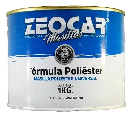 zeocar masilla plastica x 1000 grs
