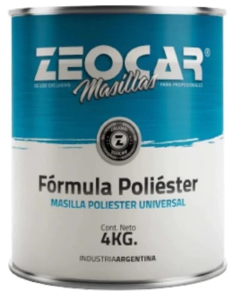 zeocar masilla plastica x 4000 grs