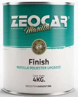 4 kg zeocar masilla finish terminacion