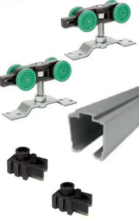  Kit QUATTRO Pro sin Cenefa x 2mts (riel tradicional + set pro)