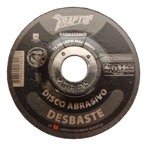 RAPTOR Disco Desbaste 115 x 6
