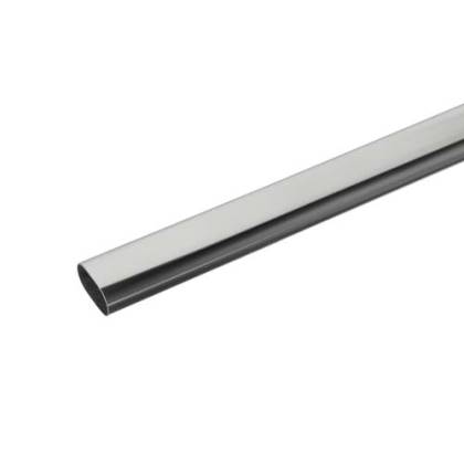 Caño Oval Cromado x 3 mts
