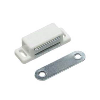 IMÁN PARA PUERTA BL/NG/MARRON 30MM