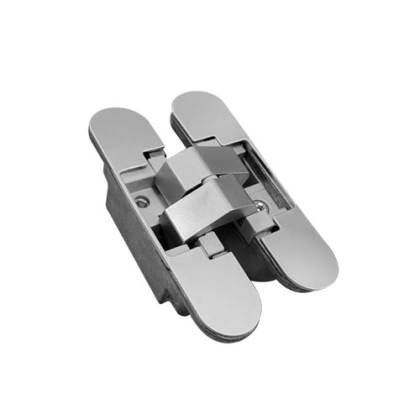 BISAGRA OCULTA REGULABLE 110MM CROMO MATE X UNIDAD