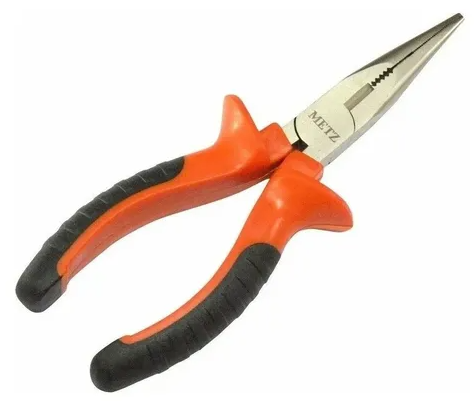 6" PINZA MEDIA CAÑA  METZ  