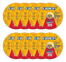 25 Discos de corte 115 x 1.6mm Element