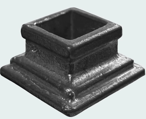 [MATIENZO] 517-2C INTERMEDIO SIMPLE CUADRADO GRANDE -ALUMINIO- ■ 20x20 23 43 Al. Silumin